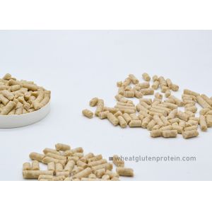 Light Yellow Color Wheat Gluten Feed Pellets For Feed Eel / Shrimp Fast Growing