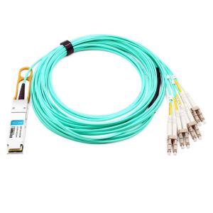 Wholesale Extreme F10-QSFP-8LC-AOC30M Compatible 30m (98ft) 40G QSFP+ to 8 LC Connector Active Optical Breakout Cable from china suppliers