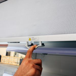 Open Fronted Wallsite Dairy Display Fridge Showcase With Ventilated Cooling