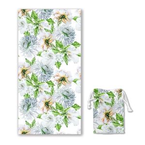 ODM/OEM Free Design Custom Printed Logo Microfiber Sand Custom Beach Towel Super