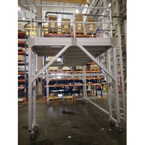 8080 Assembly Line Climbing Platform Industrial Aluminium Profile