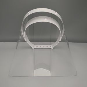 Wholesale Custom color bracket protective face shield with flip up clear cover from china suppliers