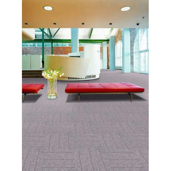 2.5mm Pile Height PP Carpet Tile Solution Dyed Method 57033000 Hs Code