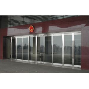 3 wing Automatic Telescopic Sliding Door Operator of Glass / Aluminium frame