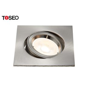 Wholesale Square White Ceiling Recessed Spotlights Gu10 Downlight Adjustable from china suppliers
