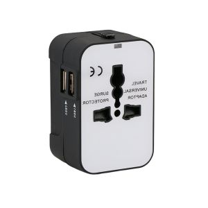Wholesale PC ABS Multiple Adapter Plug 110V Universal Travel Adapter With USB from china suppliers