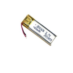 Rechargeable Bluetooth Lithium Battery 350926 / 3.7V 60mAh LiPo Batteries with