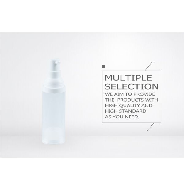 Fresh function airless pump bottle pp plastic cosmetic packaging with silicone SR-2109