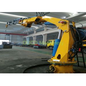 Foldable Telescoping Boom Crane 2T 6M Easy Maintenance Running Smoothly