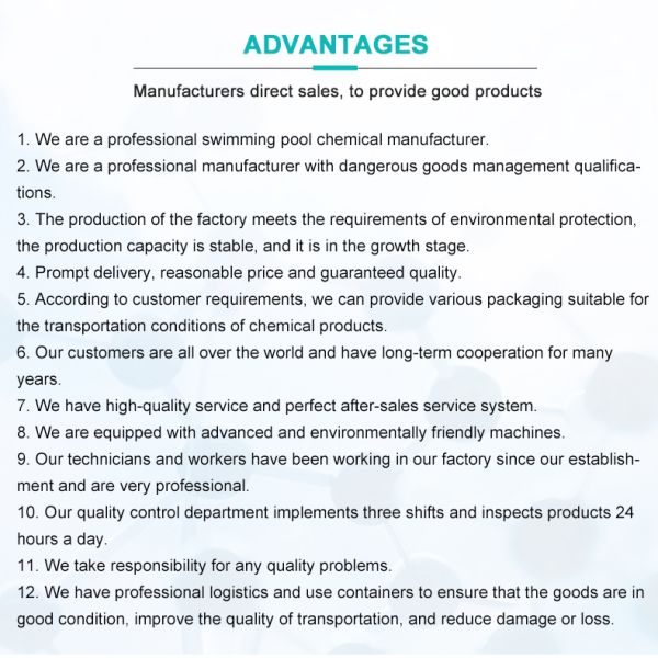 Effective Pool Water Clarifiers Non Foaming For High Temperature Pool And Bubble Pool