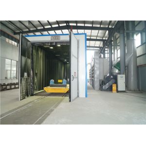 L6 * W4 * H4m Abrasive Blast Rooms , Clean Weld Joint Sand Blasting Cabinet