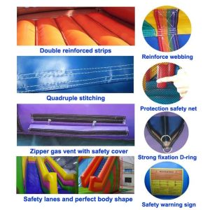 Factory Price Custom White Inflatable Bounce Castle Party Wedding Bouncer House