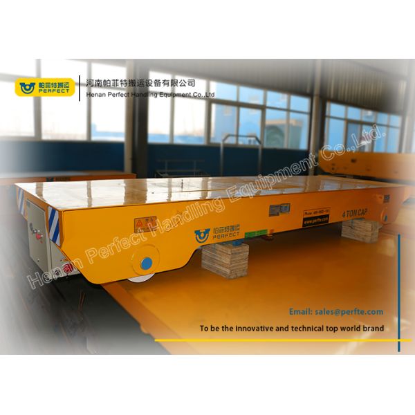 Railway Wagon Bogie Motorised Rail Trolley / Industrial Transfer Car