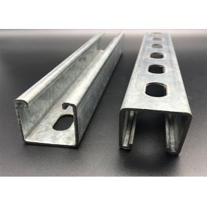 Q235 Stainless Steel Strut C Channel Pre Galvanized For Seismic Bracing