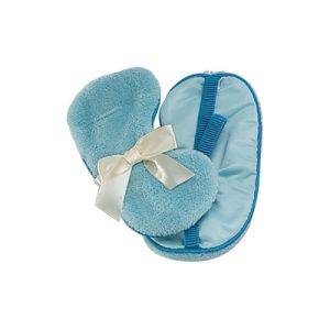 Adjustable Colorful Spa Treatment Eye Mask With Coral Fleece Satin Mateiral