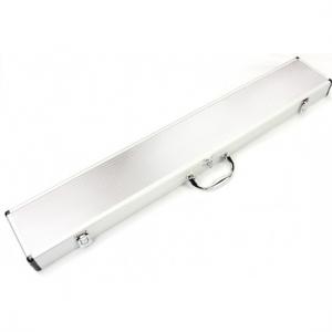 Wholesale New 2 CUE ALUMINIUM Snooker Cue Case For TWO Centre Jointed Cues Silver from china suppliers