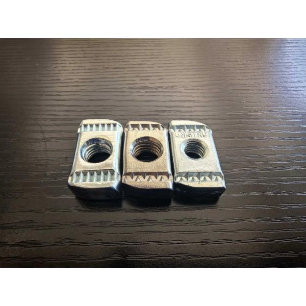 Channel plastic swing nut