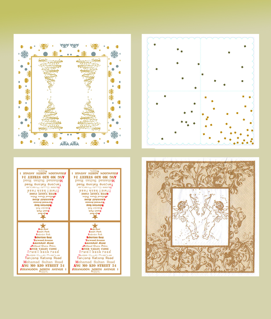 Airlaid Printed Paper Napkin