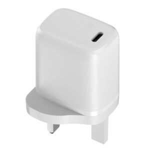 UK Charger 45W GaN USB Charger 1 Port Type C Wall Charger Mobile Phone Fast