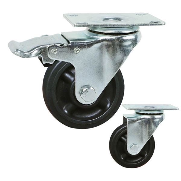 5 Inch 220lbs Loading Heat Resistant Caster Wheels