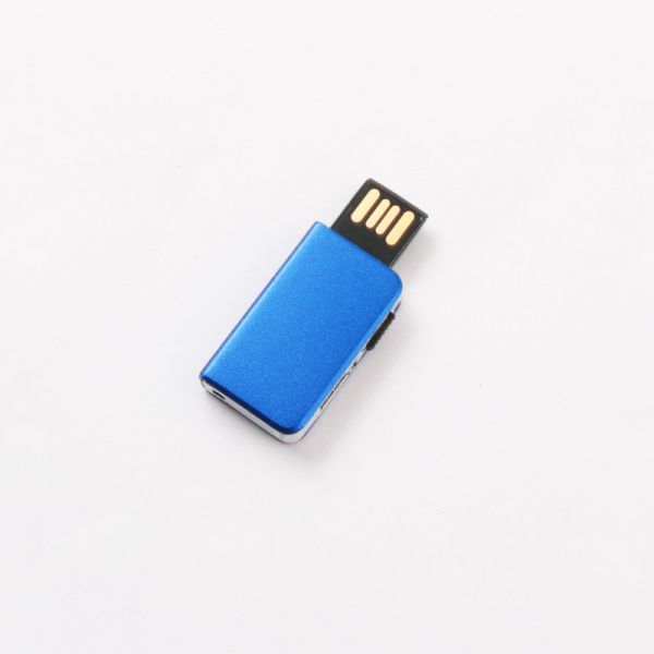 Customized Silver Metal USB Flash Drive Toshiba Flash Chips Inside
