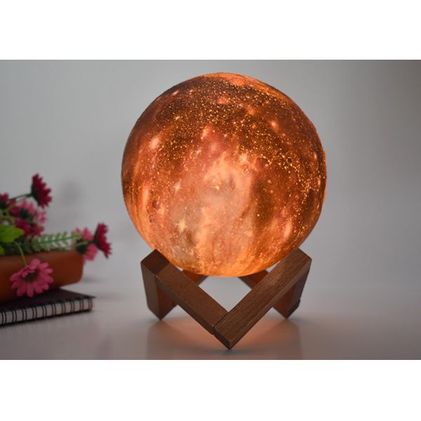 Moon ball lamp 3d led night light for kids different styles and size for your