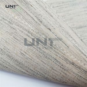 smooth and elastic hair interlining for men‘s suit by 150cm width