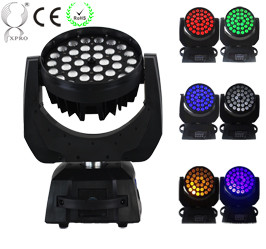Wholesale 36 * 15W RGBWYUV 6 In 1 LED Wash Moving Head Lamp Waterproof IP20 Energy Saving from china suppliers