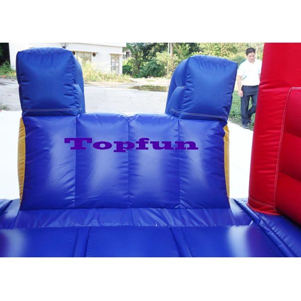 Cheap Fabric 6.5m Inflatable Truck Commercial Bounce Houses For Family Use