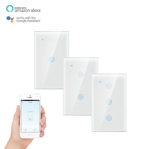 Overload Protection Electrical Wall Switch Smart Home Support Alexa Google