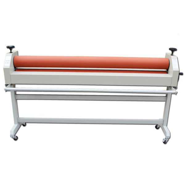 Rubber Rollers 1300mm Desktop Cold Lamination Machine Max Laminating thickness 10mm