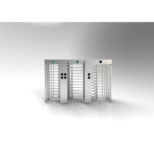 Electronic Mechanical Full Height Turnstile , Bi-Directional Durable Metal