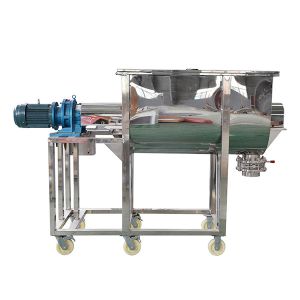 Stainless Steel 304 Ribbon Blender Machine Industrial Paint Mixer Horizontal