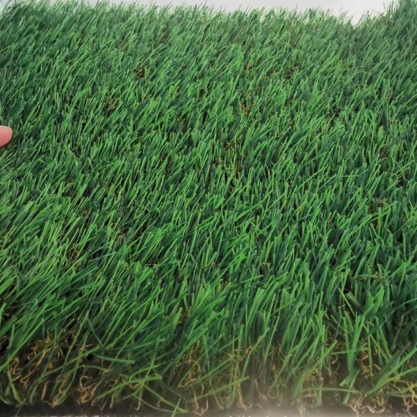 Dtex 12000 "C" Shape 40mm Artificial Landscaping Grass 130 Stitches/M Fake Grass