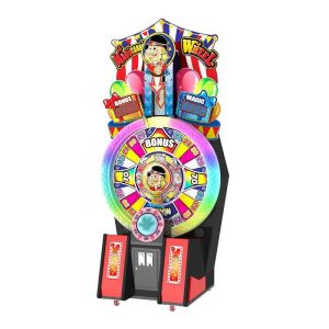 Magicians Wheel Lottery Redemption Game Machine Rotating Wheel Coin Operated