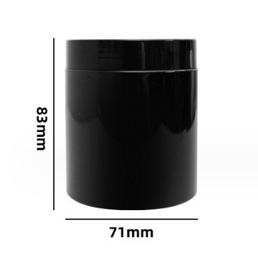 Customizable Plastic Jar Storage With Transparent Body / Lid