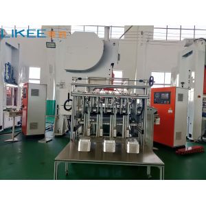 High Speed 3 Cavities Aluminium Foil Food Container Making Machine