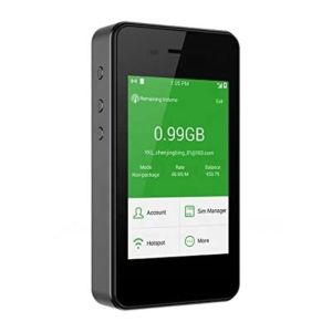 Portable 4G LTE Wifi Sharing Simcard Router with Modem Function Travel Hotspot Unlocked G2 Pro
