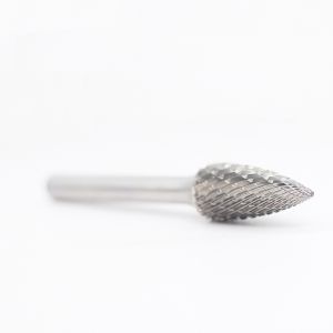 SG-3 Tungsten Carbide Rotary File Pointed Tree Shape With 1/4"Shank For Die