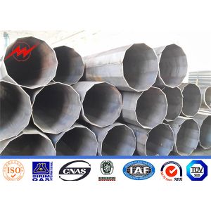10m 11m 12m Hot Dip Galvanization Column Electrical Power Pole