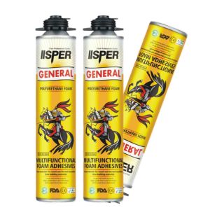 Polyurethane Foam Sealant Waterproof 750ml Quick Dry High Hardness Aluminium