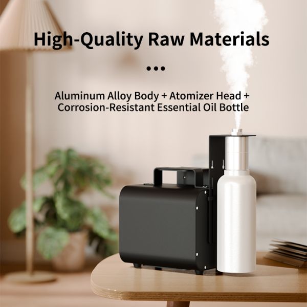 HVAC Aroma Diffuser side profile and construction details