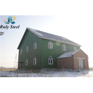Prefabricated Steel Warehouse with Sandwich Panels for Industrial Use