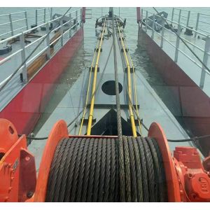 Custom Built Mud Csd Dredger Boat With A Red Color Tailored To Your Dredging