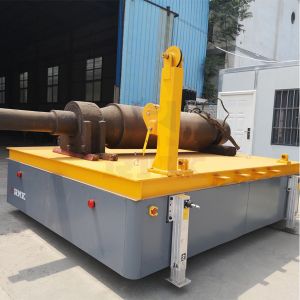 Heavy Load 5 Tons Trackless Transfer Trolley Hand Operated Motor Power 3.5 Kw