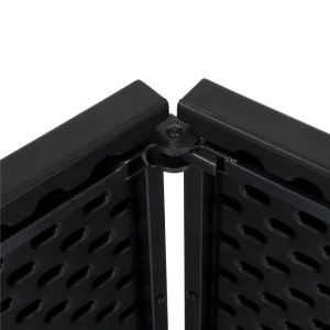 Modern Style 6FT Black Folding Table for Outdoor Dining Lightweight and Easy to