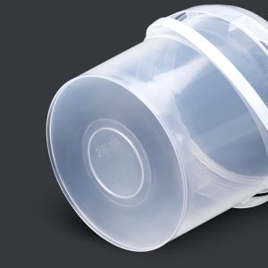 2L Capacity Plastic Pail With Lid for Cheese and Cream Storage Food Grade
