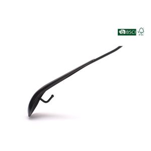 Betterall Simple Design Durable Anti Skid Black Coated PVC Metal Cloth Hangers