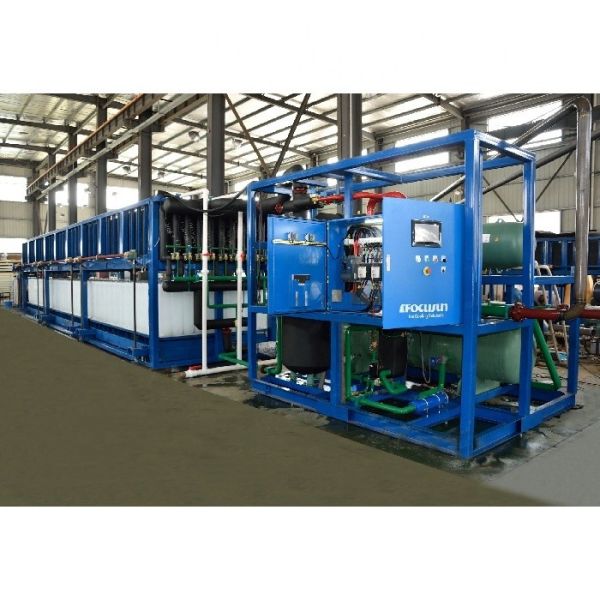 25 Tons Industrial Block Ice Making Equipment with R507 Refrigerant and Danfoss