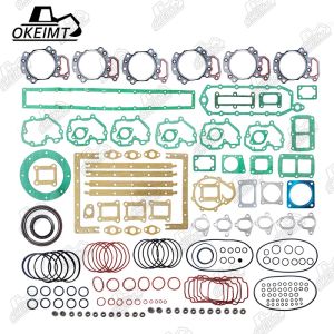 OKEIMT 6D125-O Engine Overhaul Full Gasket Kit For Excavator Parts
